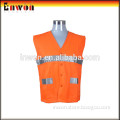 High quality workwear uniform reflective safety vest with printing